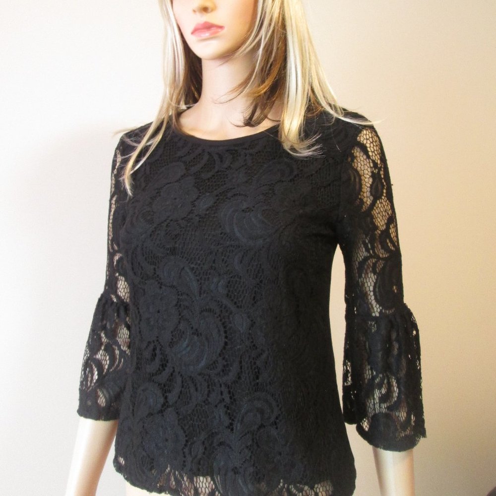dream girl Black Lace Top 14/16